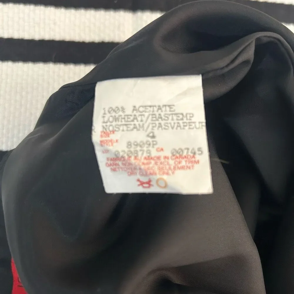 🔥🔥5 for $25 sale🔥JS Collections Black satin dressy Full Length Maxi Skirt Size 4